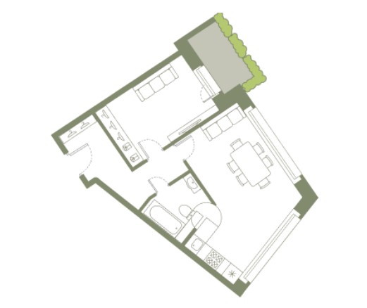 1-комнатная квартира в ЖК «Ариосто»