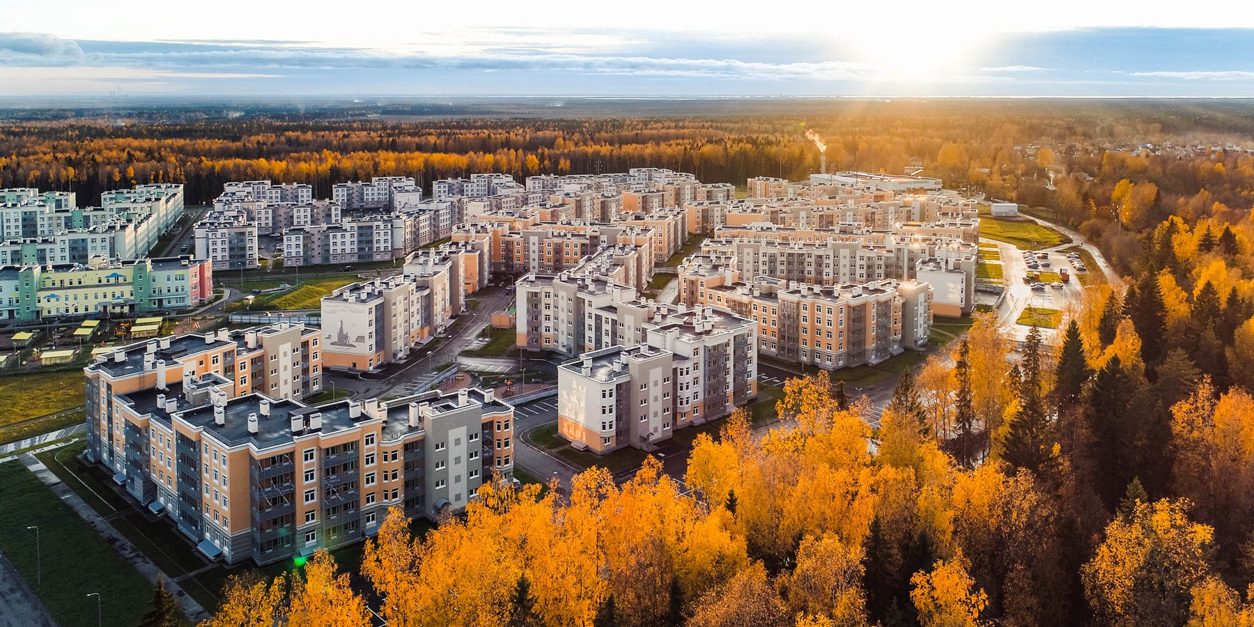 Квартиры в ЖК «Новое Сертолово» от застройщика КВС в городе Санкт-Петербург  по адресу Ленинградская область, Всеволожский район, Сертолово, мкр.  Сертолово-2, улица Мира