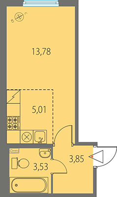 Студия в ЖК «Новое Сертолово»