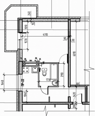 1-комнатная квартира в ЖК «Первомайский»