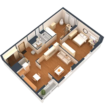 3-комнатная квартира в ЖК «Эврика»