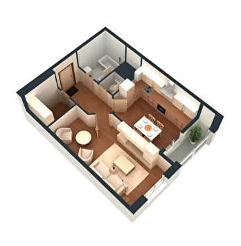 1-комнатная квартира в ЖК «Эврика»