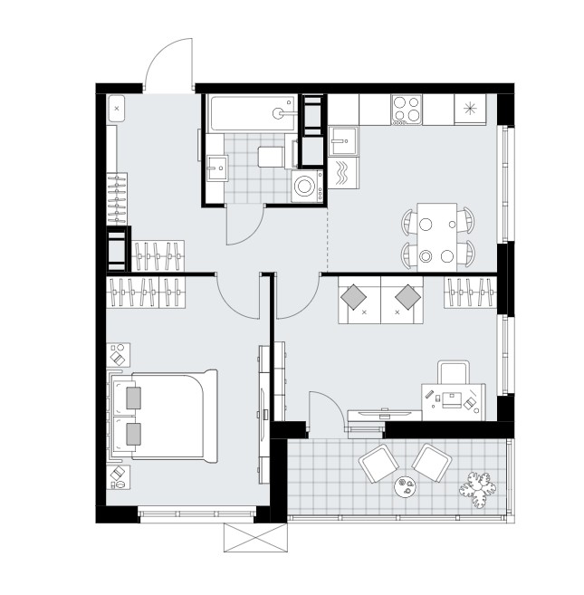 2-комнатная квартира в ЖК «А101 Лаголово»