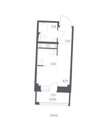 Студия в ЖК «Курортный Квартал»