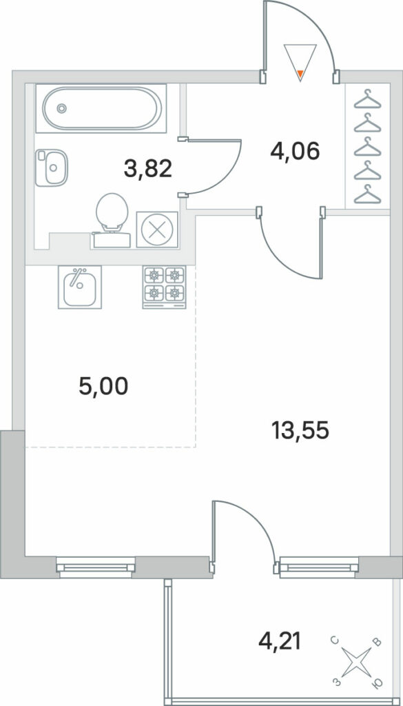 Студия в ЖК «Новое Сертолово»